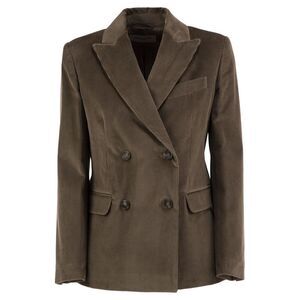 Weekend Maxmara Women Wkdkatanga - Cotton Velvet Blazer